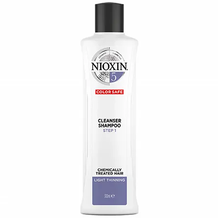 Szampon Nioxin System 5 oczyszczający przeznaczony do włosów po zabiegach chemicznych 300ml Problemy z włosami Nioxin 8005610494623