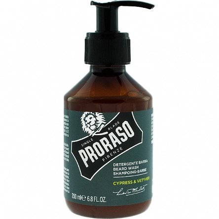 Szampon Proraso Cypress & Vetyver do pielęgnacji brody 200ml Pielęgnacja Proraso 8004395007523