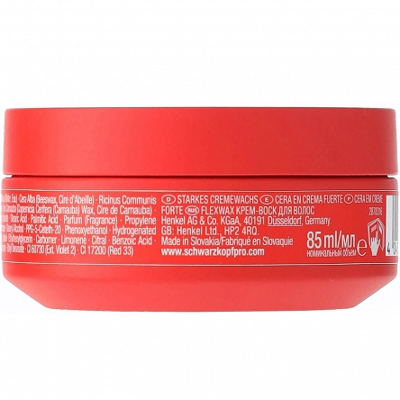 Wosk Schwarzkopf OSIS+ Flex Wax kremowy do stylizacji włosów 85ml Woski do włosów Schwarzkopf 4045787999327