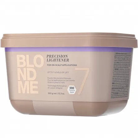 Rozjaśniacz Schwarzkopf Blondme Precision Lightener 7 do włosów w pudrze 350ml Rozjaśniacze do włosów Schwarzkopf 4045787928549