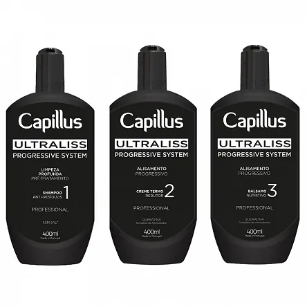 Szampon Capillus Ultraliss Progressive System Nanoplastia - krok 1, oczyszczający do włosów 400ml Produkty do nanoplastii Capillus 5600450608112