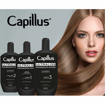 Szampon Capillus Ultraliss Progressive System Nanoplastia - krok 1, oczyszczający do włosów 400ml Produkty do nanoplastii Capillus 5600450608112