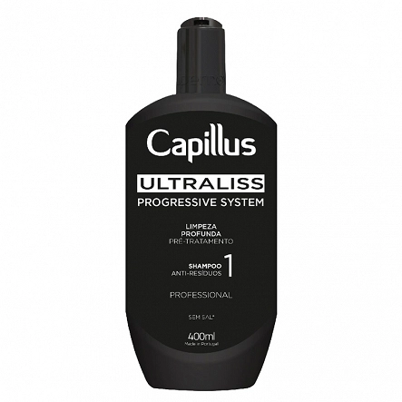 Szampon Capillus Ultraliss Progressive System Nanoplastia - krok 1, oczyszczający do włosów 400ml Produkty do nanoplastii Capillus 5600450608112