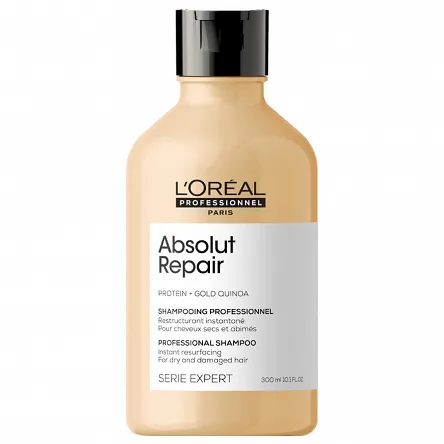 Szampon Loreal Absolut Repair Gold regenerujący do włosów zniszczonych 300ml Szampony do włosów zniszczonych L'Oreal Professionnel 3474636974221