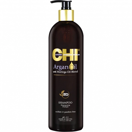 Szampon CHI Argan Oil wzmacniający z olejkiem arganowym 739ml Szampon regenerujący włosy Farouk 633911749241