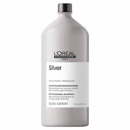 Szampon Loreal Silver do włosów blond i siwych 1500ml Szampony do włosów L'Oreal Professionnel 3474636975570