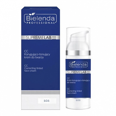 Krem Bielenda Professional SupermeLab S.O.S CC korygująco - tonizujący do twarzy 50ml Kremy do twarzy Bielenda 5902169027711