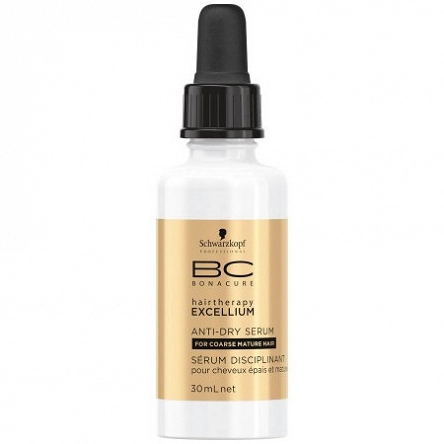 Serum Schwarzkopf BC Excellium Q10 Taming Anti Dry wygładzające do włosów dojrzałych 30ml Serum wygładzające Schwarzkopf 4045787430790