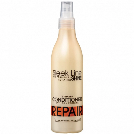 Odżywka Stapiz Sleek Line Repair regenerująca włosy 300ml Odżywki do włosów suchych Stapiz 5904277710226