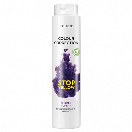 Szampon Montibello Colour Correction Stop Yellow neutralizujący żółte odcienie włosów 300ml Szampony do włosów Montibello 8429525430130