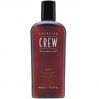 Szampon, odżywka i żel pod prysznic American Crew CL 3 in 1  w jednym kosmetyku, dla mężczyzn 450ml