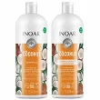 Zestaw INOAR Bombar Coconut szampon + odżywka nawilżająca do włosów 2x1000ml Szampony nawilżające Inoar 7898581087533