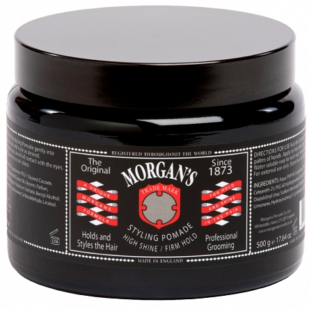 Pomada Morgan's High Shine do stylizacji dla mężczyzn 500g Pomady do włosów Morgan's 5012521541547