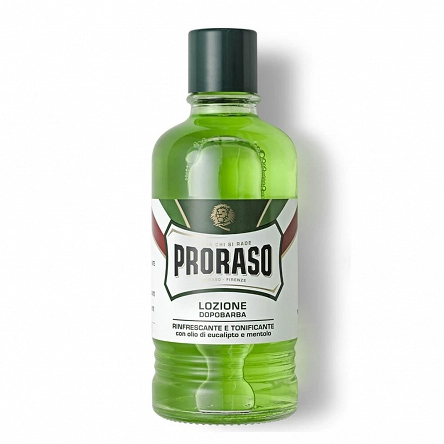 Woda Proraso Green Lozione Lotion nawilżający po goleniu 400ml + pompka Pielęgnacja Proraso