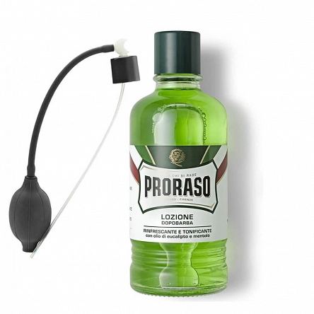 Woda Proraso Green Lozione Lotion nawilżający po goleniu 400ml + pompka Pielęgnacja Proraso