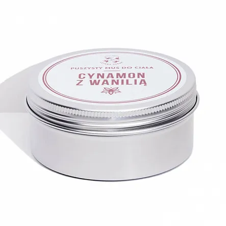 Mus 4 Szpaki Cynamon z Wanilią naturalny do ciała 150ml Kosmetyki do ciała 4 Szpaki 5906660352044