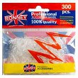 Gumki RONNEY Hair Bands silikonowe, do włosów 300szt. gumki do koka Ronney 5060456770174