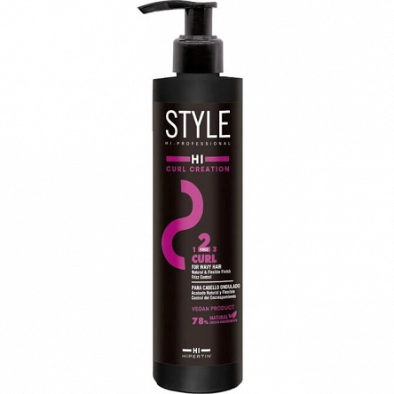 Krem Hipertin Hi-Style Curl Creation 2-force do stylizacji włosów kręconych 300ml Krem do włosów kręconych Hipertin 8430190082517