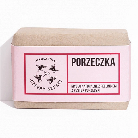 Mydło 4 Szpaki naturalne porzeczkowe peelingujące do ciała 110g Peelingi do ciała 4 Szpaki 5906660352402